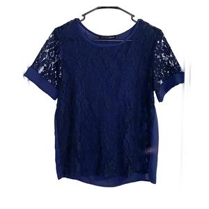 Harlowe & Graham Lace Blouse